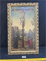 Framed Religious Print (Perugino)