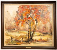 R.D. Schultz (AM 1915-2007) Oil Landscape