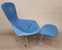 Harry Bertoia 'Bird' chair and ottoman