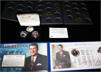 Ronald Regan 3-Coin Set, 5 Coins Of U.S.