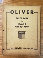 Oliver model 8 pickup baler parts book
