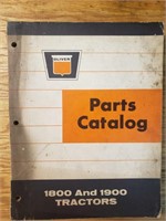 Oliver 1800 and 1900 tractor parts catalog