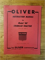 Oliver HG crawler tractor instruction manual