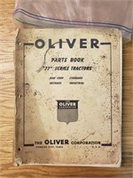 Oliver 77 series tractor parts book