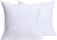 Set of 2 Throw Pillow Inserts Premium 18x18