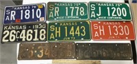 8 Kansas license plates