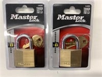 2 New Master Locks 140D