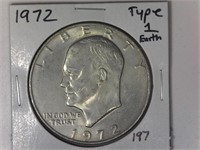 1972 Type 1 Earth Ike Dollar