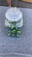 Jar of shooter marbles