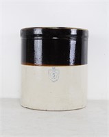 Antique Nelson McCoy Stoneware 5 Gallon Crock