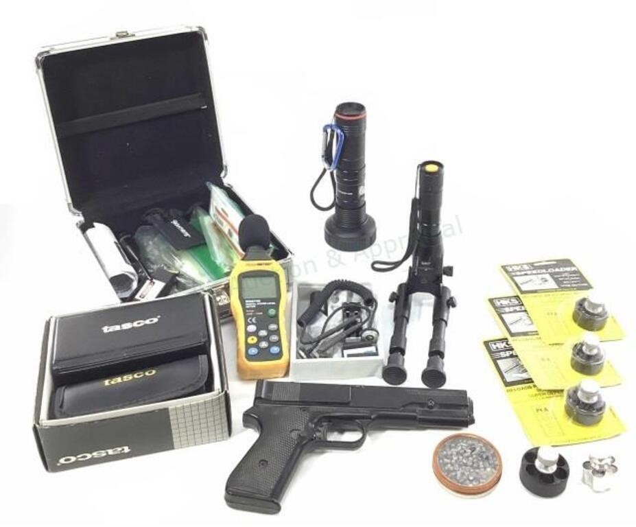 Gun Accessories, Speed Loader, Sound Meter