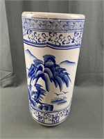 18" Oriental Floor Vase