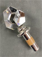 Faceted Sphere Wine Stopper