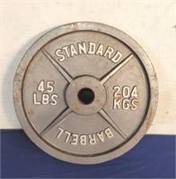 Barbell Standard 45 lbs. Weights