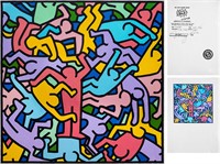 Keith Haring (1958-1990), Acrylic on Canvas