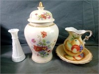 Stunning Vintage Enesco Japan Hand Painted Fruit