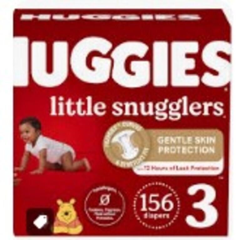 Huggies Little Snugglers Sz 3 156 Count
