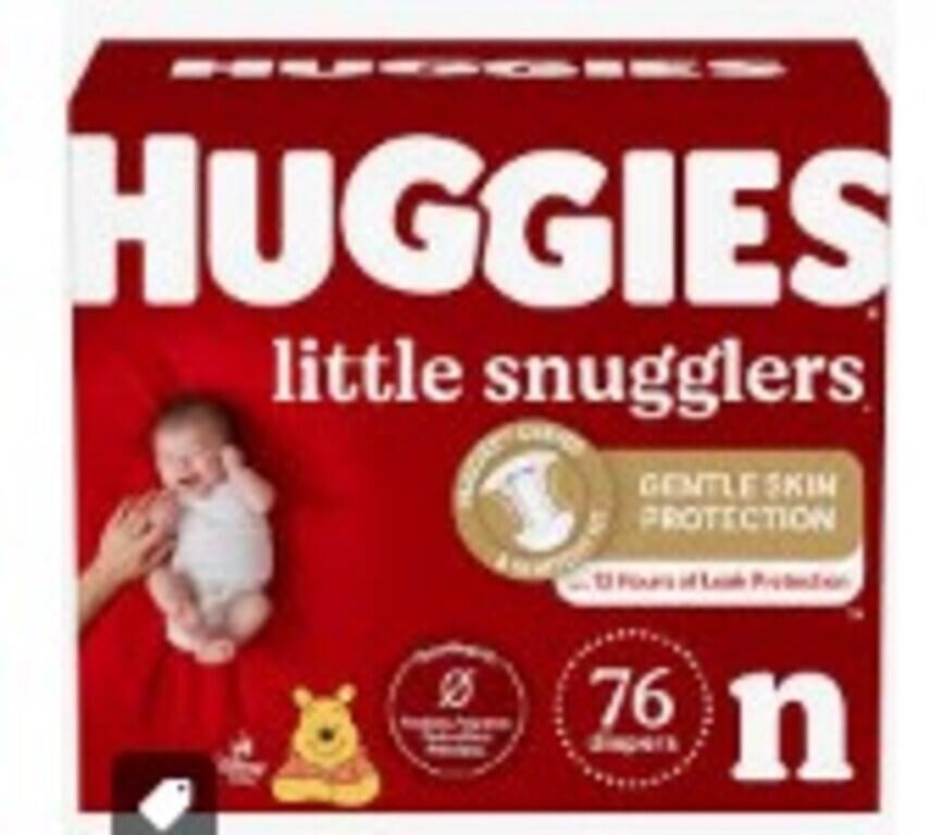 Huggies Little Snugglers Newborn 76 Count