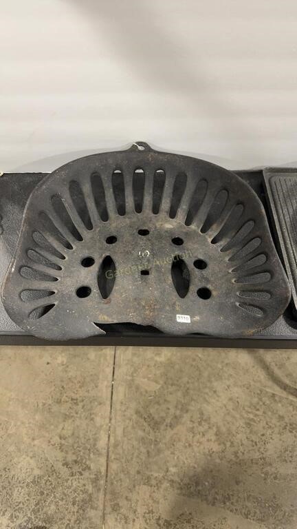 CAST IRON TRACTOR SEAT 15" X 14"