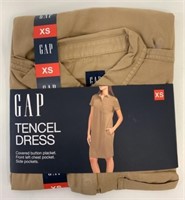 New Gap Tencel Dress Size XS Tannin