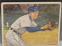 Eddie Lake  1950 Bowman Gun Baseball Card