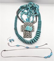 Turquoise Jewelry- Necklaces, Bracelet & Earrings