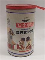 Vintage American Plastic Bricks In Original