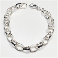 $200 Silver 7" 13.1Gm Bracelet