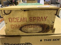 Small Ocean Spray Cranberry Box