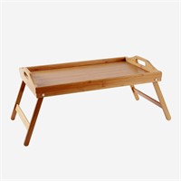 Bamboo Serving Tray - Portable  Large