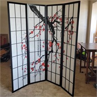Cherry blossom room divider-paper