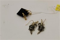 14k gold Earrings & Alexis Vittar Wasp Earrings