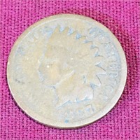 1887 United States Indian Head Penny Coin