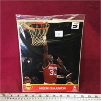 NBA Hoops Akeem Olajuwon Action Shots Print
