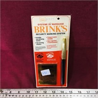 Brink's Security Marking System Set (Sealed)
