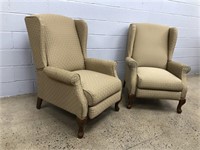 (2) Upholstered Recliners