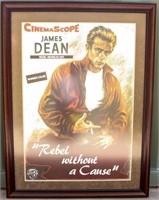 “Rebel Without a Cause” Framed Movie Poster