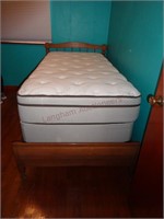 Complete Twin Bed W/ Mattress & Bed Springs