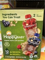 Happy Baby organics 12 pack