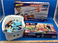 Lot Of Legos & A Nerf Gun Set
