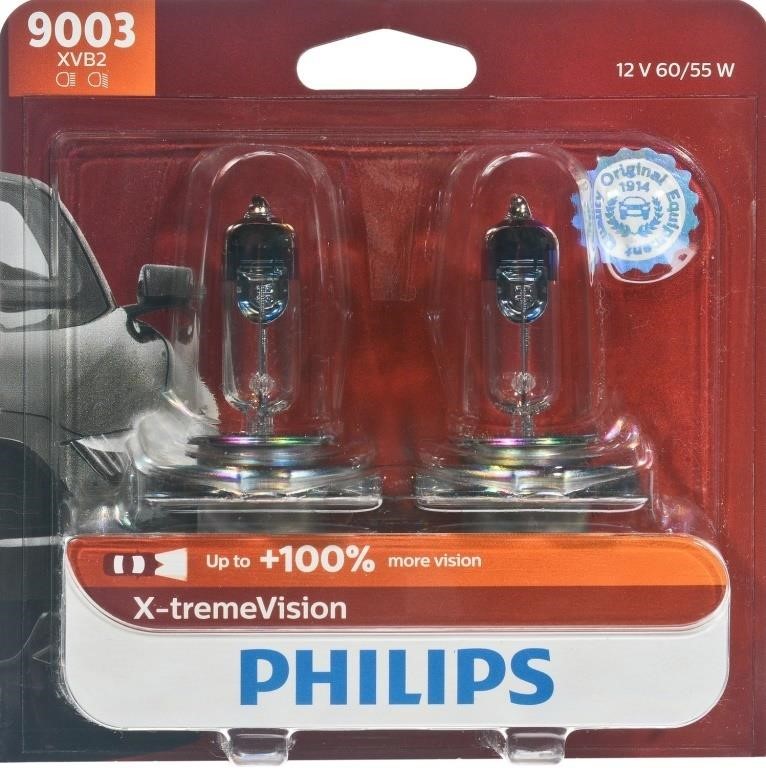 NEW 2Pc Philips XtremeVision Headlight Bulbs