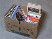 Box of miscellaneous cookbooks