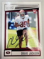 49ers Drake Jackson Signed Card with COA