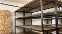 2- Heavy Duty Shop Built Shelves 1" x 2" Tubing