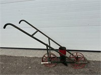 Vintage seeder - red