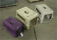 (3) Assorted Size Dog Crates