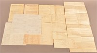 Lot of 19th c Estate Papers Bard Family Lancaster
