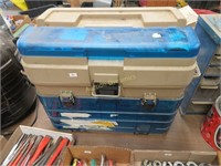 Large, well stocked fishing tackle box
