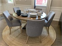 6PC DINING TABLE W/CHAIRS