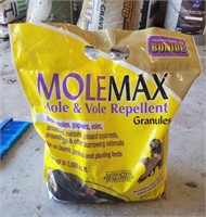 Molemax mole and vole repellent.  10lb. bag.